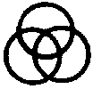 Three Intertwining Circles