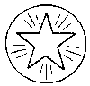 Five Pointed Star, Epiphany Star, Star of Jacob 1